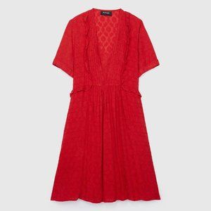 The Kooples Maple Leaves Shift Dress Women's Small NWT (MSRP $225)